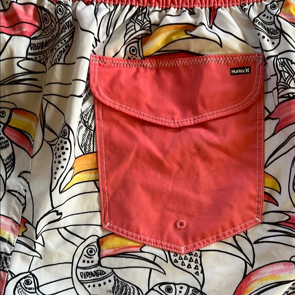 Tropical Toucan Hurley X Swim Shorts - Picture 6 of 7